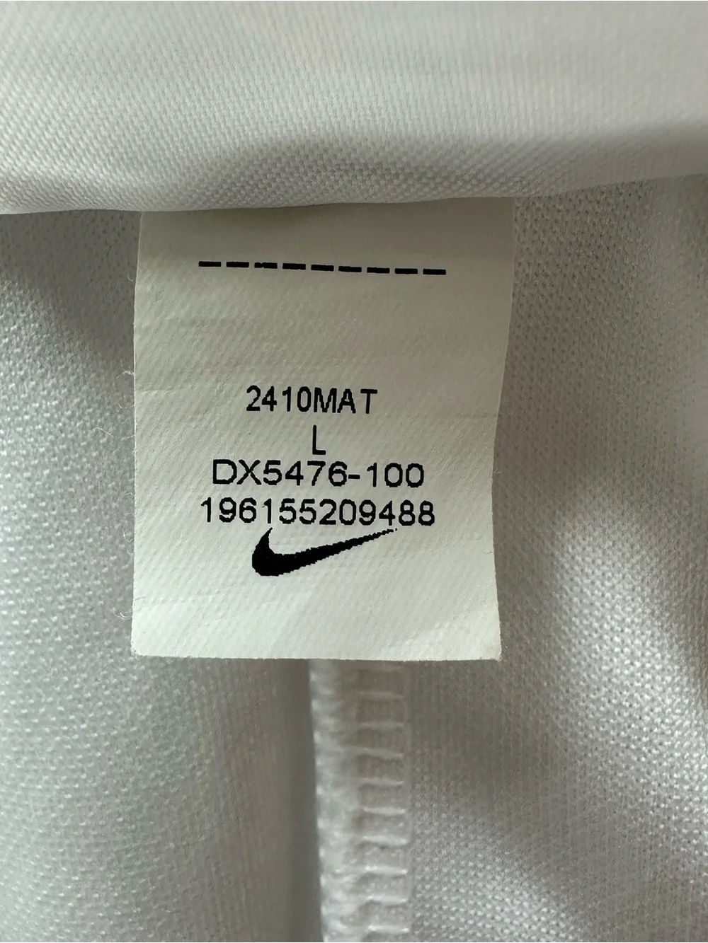 Nike Dri-FIT Boys White/Black Mesh Athletic Shorts Drawstring L A239